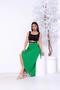 Imagem de Saia Envelope Midi Longa Transpassada - Veste Do 36 ao 44 VERDE