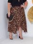 Imagem de Saia Envelope Plus Size Extragrande G1 G2 G3 Moda Verão