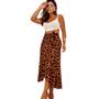 Imagem de Saia Envelope Transpassada Pareô Longa Feminina Moda Praia e Evangélica Casual Midi em Viscose Lisa e Estampada com Forro