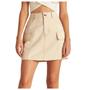 Imagem de Saia Feminina Linzzi Mini Cargo Off White - 76930