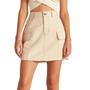 Imagem de Saia Feminina Linzzi Mini Cargo Off White - 76930