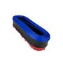 Imagem de Saia frontal Universal Flexível PVC Preto com Azul ajustável