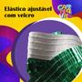 Imagem de Saia Havaiana De Fitinha Franja Carnaval e Bloquinho Metalizada 40cm Silver Festas