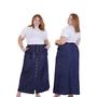 Imagem de Saia longa jeans Plus Size