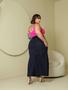 Imagem de SAIA MID COM FENDA COM LYCRA FRONTAL moda feminina  moda evangrelica