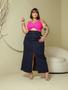 Imagem de SAIA MID COM FENDA COM LYCRA FRONTAL moda feminina  moda evangrelica
