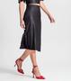 Imagem de Saia Midi Com Fenda Lateral Rovitex Preto