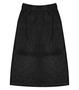 Imagem de Saia Midi Com Fenda Lateral Rovitex Preto