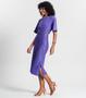 Imagem de Saia Midi Com Fenda Lateral Rovitex Roxo