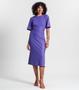 Imagem de Saia Midi Com Fenda Lateral Rovitex Roxo