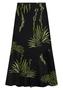 Imagem de Saia midi estampada em viscose com babado lunender 34761