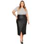 Imagem de Saia Midi material sintético Plus Size 007143