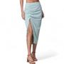 Imagem de Saia Midi Sly Wear de Chiffon com Fenda