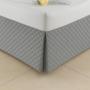 Imagem de Saia Para Cama Box Casal King Size Matelada Microfibra ultrassonico sem elastico