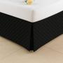 Imagem de Saia Para Cama Box Casal Queen Size Matelada Microfibra sem elastico