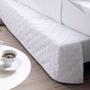 Imagem de Saia para Cama Box Solteiro Boulevard EasyFit Altenburg - BRANCO