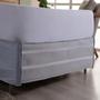 Imagem de Saia Para Cama Solteiro Box Matelada Super Macio Varias Cores Com Elastico