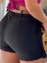 Imagem de Saia shorts com cinto em aalfaiataria