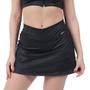 Imagem de Saia Shorts Tecido 3D Fitness Academia Esporte Feminina Catwalk Preto