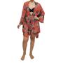 Imagem de Saída De Praia/ Kimono Com Pontas E Transparência Estampado