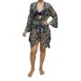 Imagem de Saída De Praia/ Kimono Com Pontas E Transparência Estampado