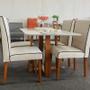 Imagem de Sala de Jantar com 4 Cadeiras Madeira Maciça 1,60x0,80m - Pedro - Art Salas