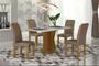 Imagem de Sala de Jantar Completa com 4 Cadeiras 1,20x0,80m - Clara - Leifer Móveis