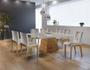 Imagem de Sala de Jantar Moderna com 8 Cadeiras 1,50x1,50m - Velvet - Requinte Salas
