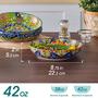 Imagem de Salada de cerâmica Pasta Bowls vancasso, 1,25 L, conjunto de 4 Bohemian S