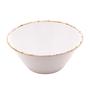 Imagem de Saladeira Bowl 25cm Melamina Bowl Branco Bambu 28314