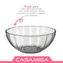 Imagem de Saladeira Fruteira Bowl Tigela Vidro Transparente 1000Ml