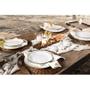 Imagem de Saladeira Tigela Travessa Bowl Baixela Em Porcelana 27 Cm Ryo Maresia Oxford Porcelanas  Mesa Posta