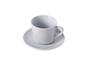 Imagem de SALDO DE FÁBRICA - Conjunto 6 Xícaras de Chá com Pires 250ml em Porcelana - 2ª LINHA