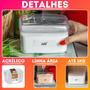 Imagem de Saleiro Açucareiro de Cozinha Transparente de Acrílico Linha Ária 4386 - Paramount