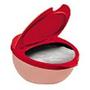 Imagem de Saleiro chef sem pezinho rosa vom vermelha da tupperware