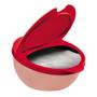 Imagem de Saleiro chef sem pezinho rosa vom vermelha da tupperware