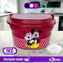 Imagem de Saleiro Decorado Mickey Minnie, Capacidade 1KG, Design Elegante e Funcional Multiuso, Tampa fecha e abre fácil, Resistente à Água, Ideal para Uso Cotidiano em Cozinhas, Guarda Condimentos de Forma Prática e Segura  ArtVida