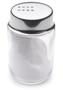 Imagem de Saleiro Pimenteiro Porta Sal Dispenser Vidro Tampa Inox 100g Mesa Servir Pote Dispenser Temperos Condimentos