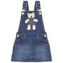 Imagem de Salopete Infantil Look Jeans c/ Urso Jeans