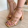 Imagem de Sandalia 72001 St Gr Det Fivela Rose Gold