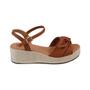 Imagem de Sandália Anabela com Salto Espadrille Comfort TerracotaT 4021-589-COM