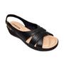 Imagem de Sandalia Anabela Feminina Comfortflex Fivela Joanete 88302