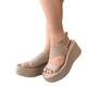 Imagem de Sandalia anabela plataforma feminina alma shoes 4300-0