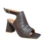 Imagem de Sandália Ankle Boot Fem Vizzano Salto Bloco Fechada Fivela