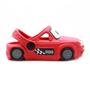 Imagem de Sandália Babuche Infantil Masculina Plugt Uno Vermelho Com Carro, Calce Fácil, Leve e Confortável