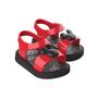 Imagem de Sandália Baby Mini Melissa Jump + Disney 100 Preto/Vermelho