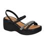 Imagem de Sandalia Beira Rio 8455.307 Salto Alto Elastico Flatform Feminino