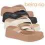 Imagem de Sandalia Beira Rio Plataforma Flatform Original Anabela Chinelo Tamanco