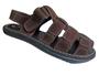 Imagem de Sandalia Chinelo em Couro masculina anti-stress confortavel com solado em Borracha