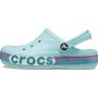 Imagem de Sandália crocs bayaband rainbow glitter clog k pure water